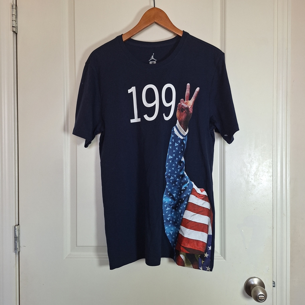 Nike Air Jordan USA Dream Team 1992 T-Shirt Barcelona Olympics in size M